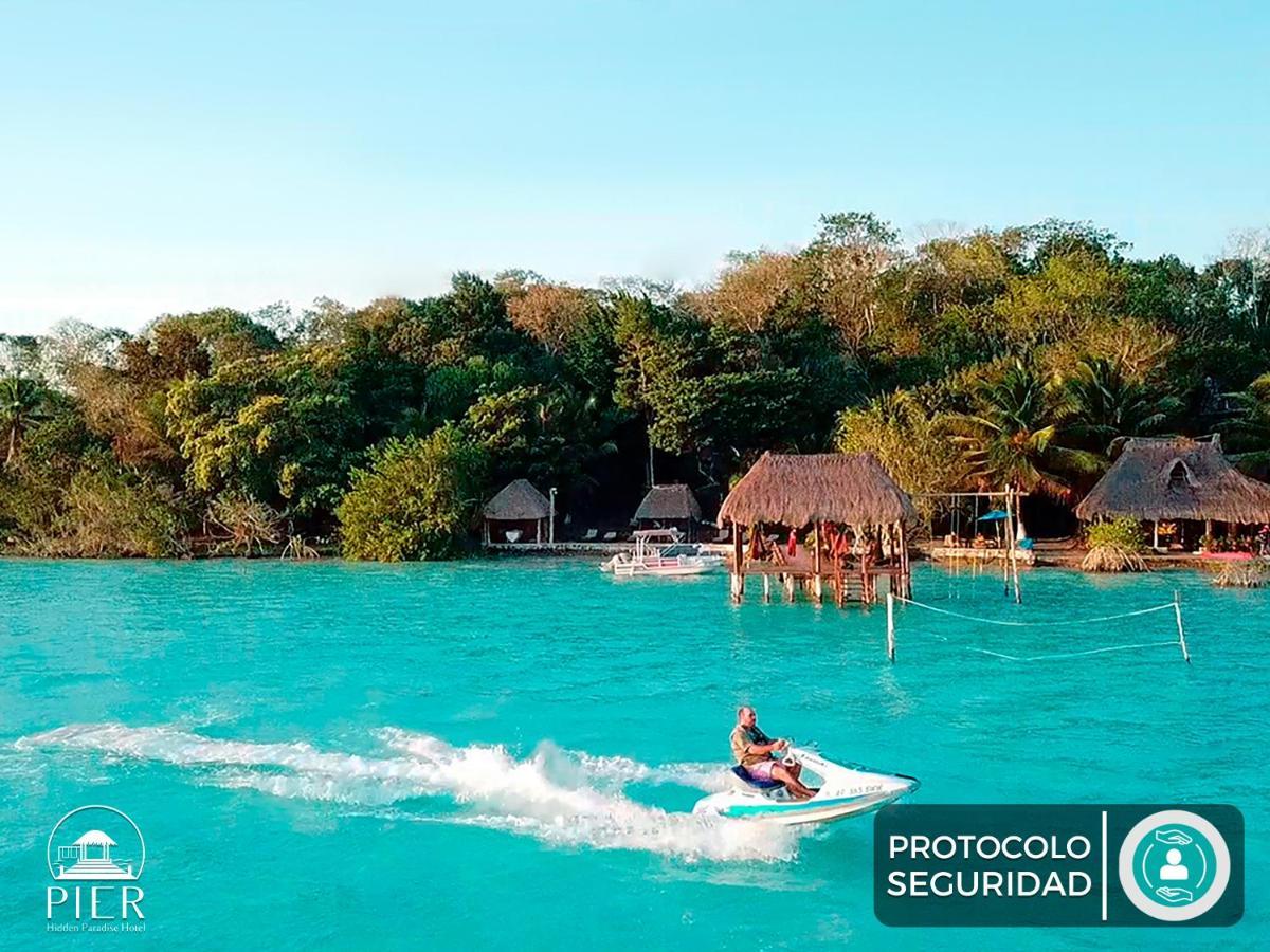Hotel Wayak Bacalar - Todo Incluido المظهر الخارجي الصورة