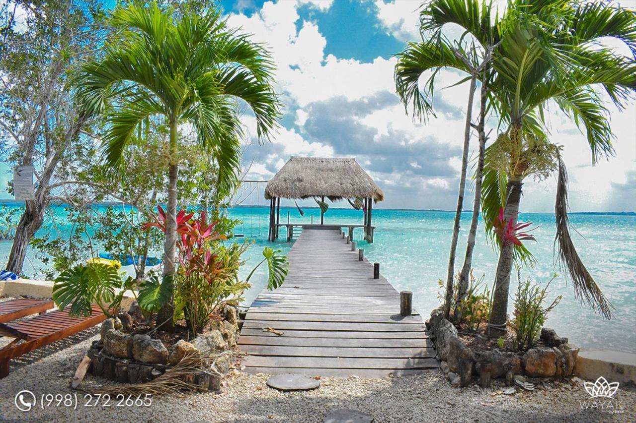 Hotel Wayak Bacalar - Todo Incluido المظهر الخارجي الصورة